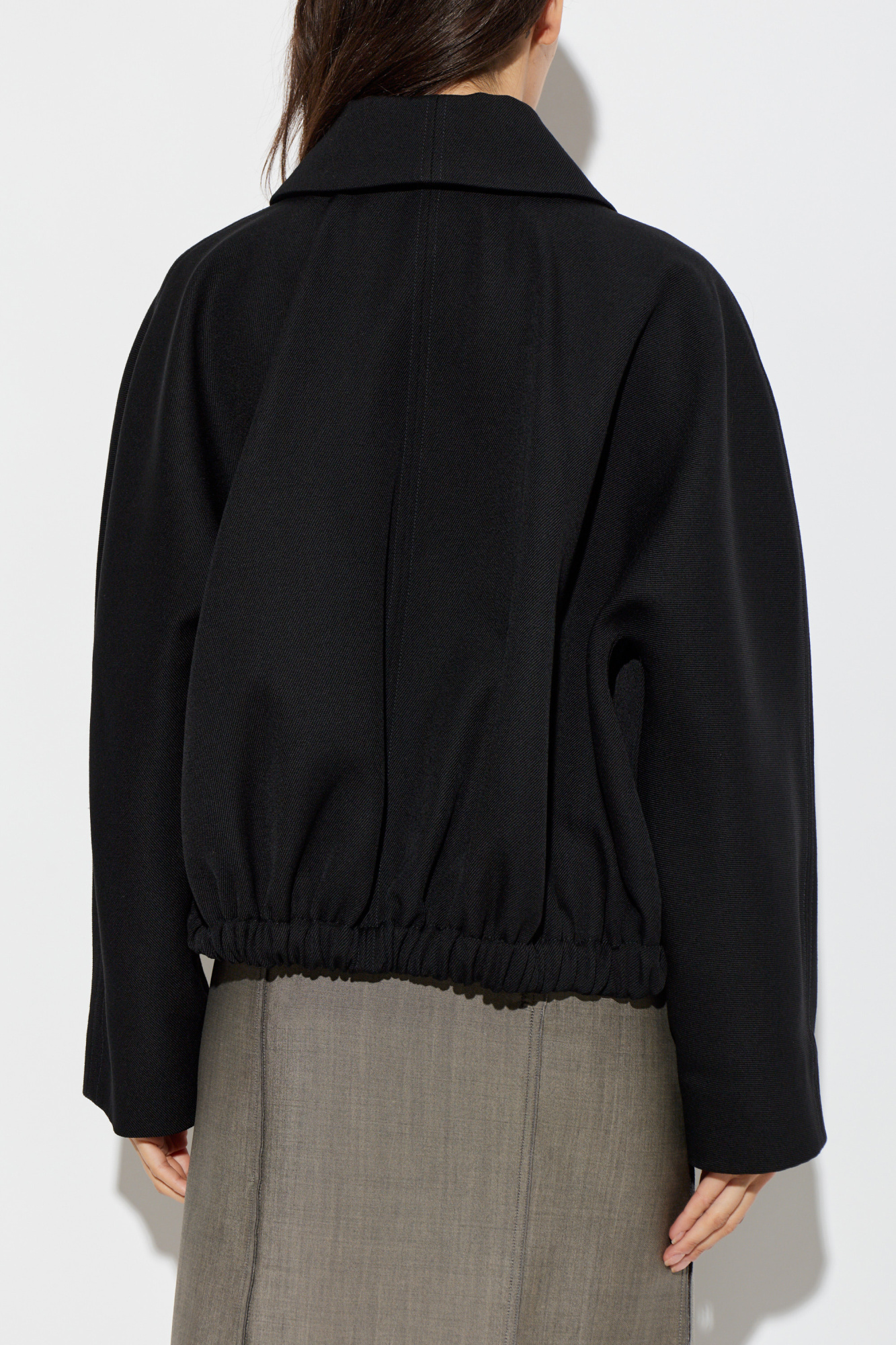 Black Wool jacket with drawstrings Victoria Beckham - Vitkac France